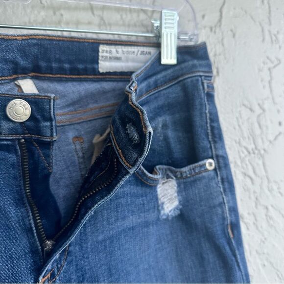 RAG & BONE Jeans Women 28 Flare Bell Distressed Western Country Boho Festival - Picture 5 of 11